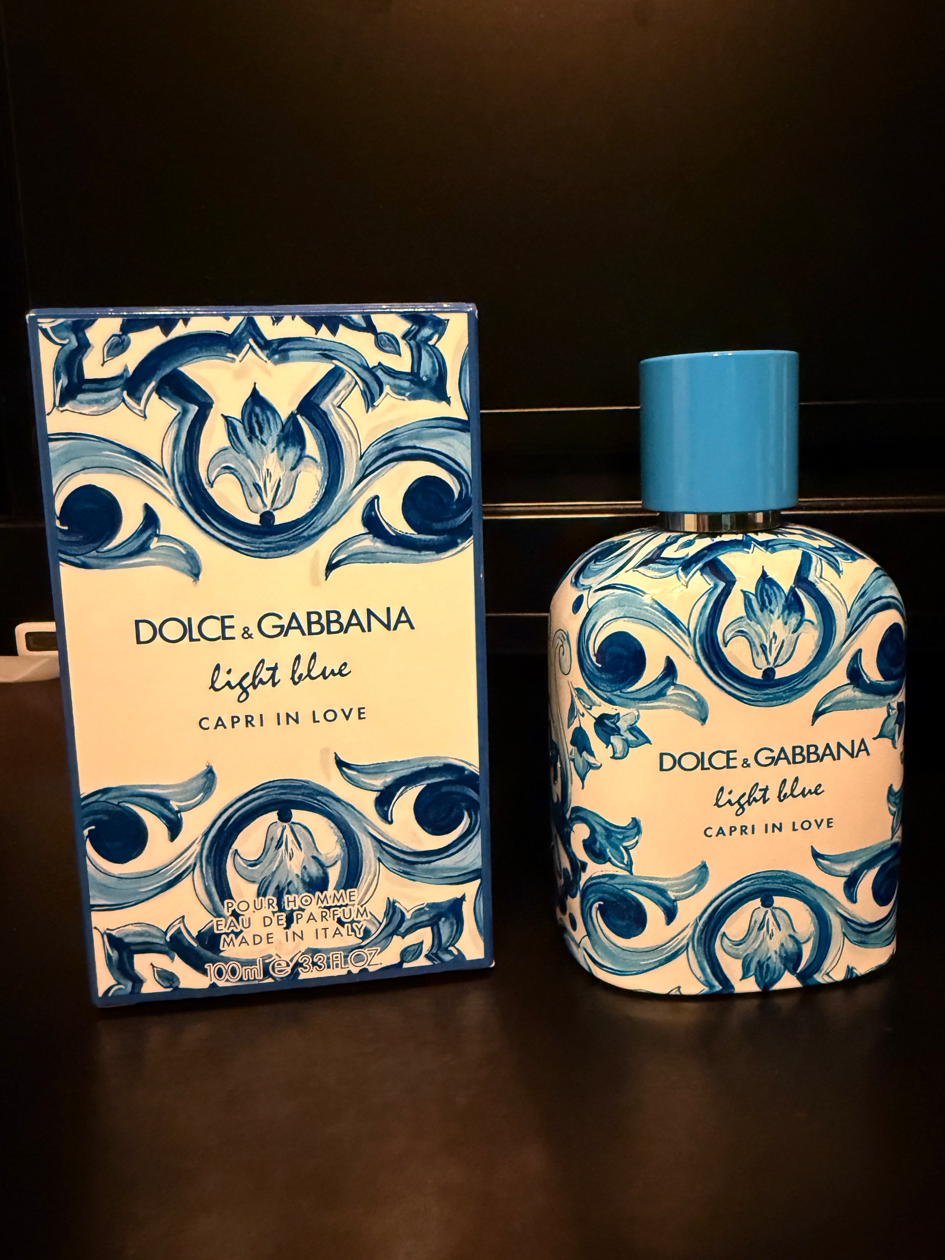 Dolce & Gabbana Light Blue Capri In Love Pour Homme Eau de Parfum 2ml Decant